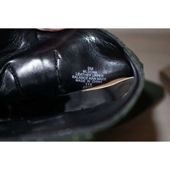 Marc Fisher Women's Sz 9M Dark Green Suede Leather GONA Western Heeled Booties - Picture 6 of 6